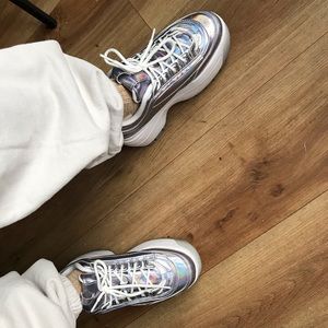 COPY - Fila iridescent platform sneakers